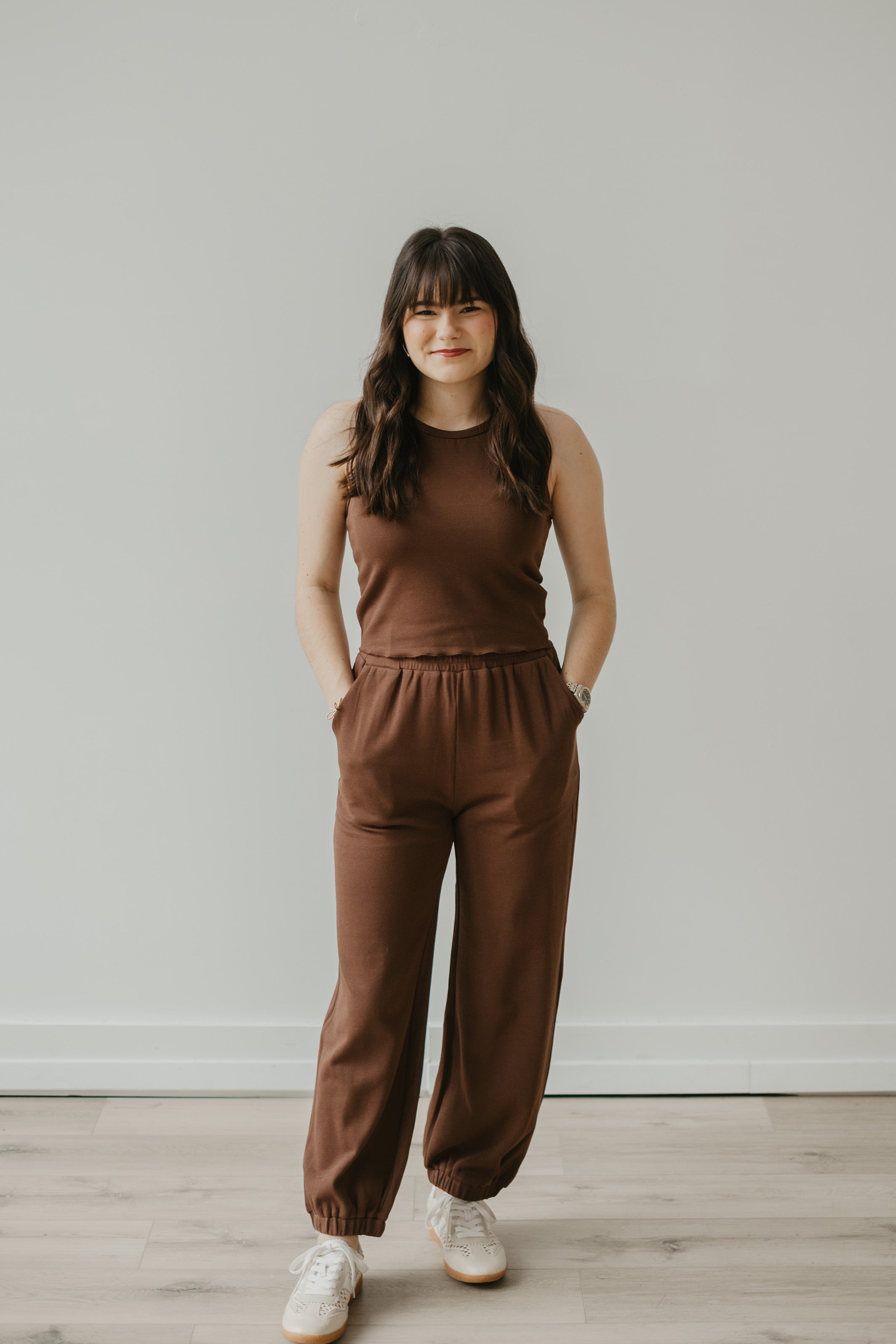 Mocha Love Jogger Set - Mocha
