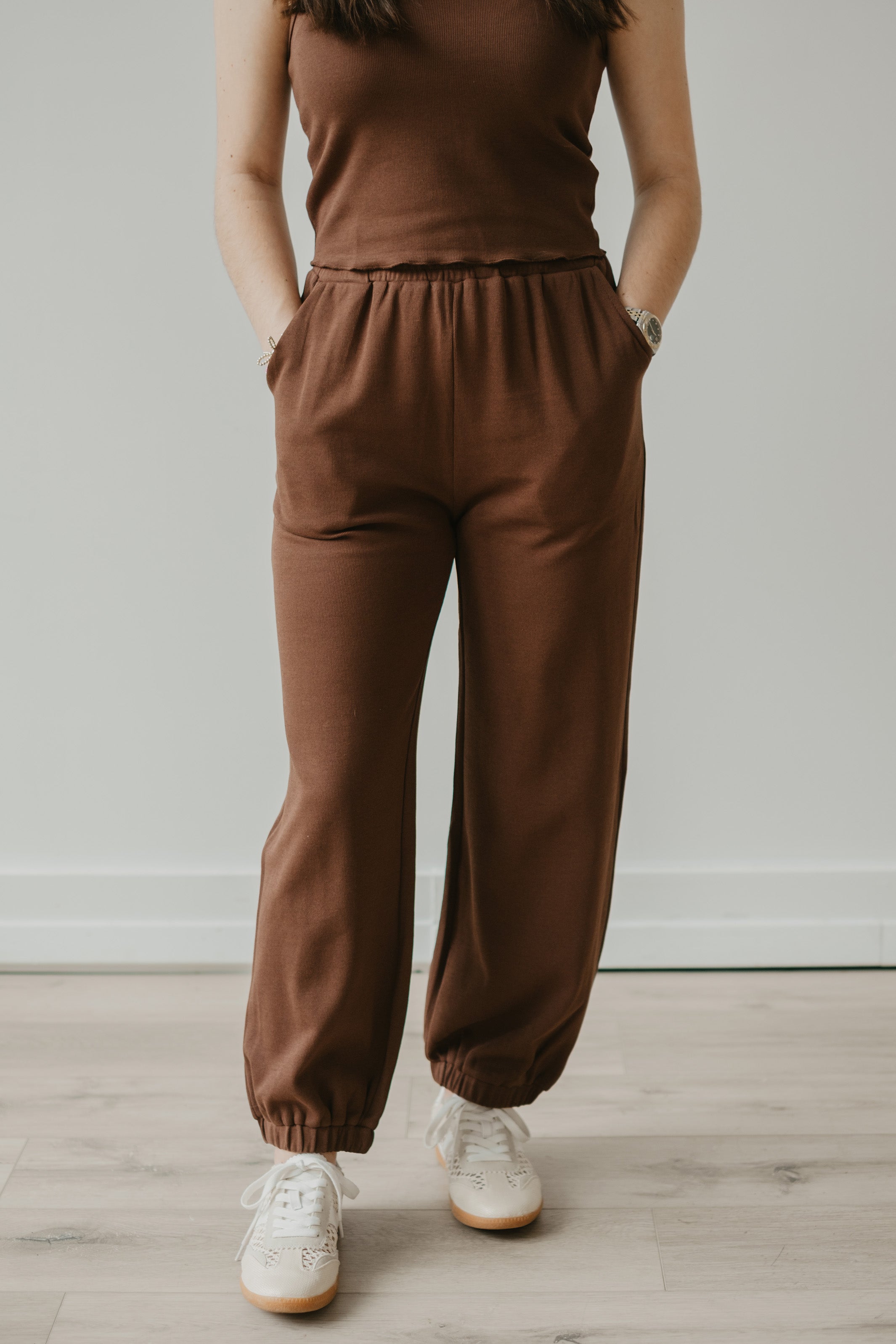 Mocha Love Jogger Set - Mocha